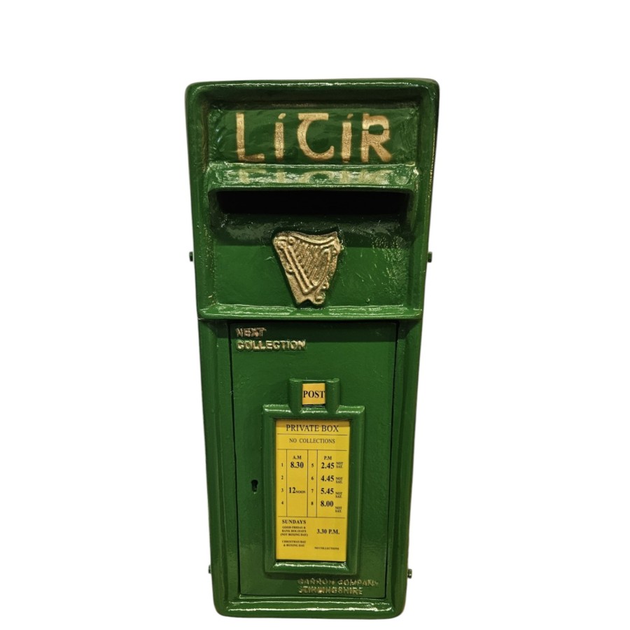7" Harp Postbox Litir